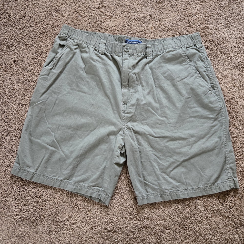 Croft & Barrow Men's Olive Green Casual Shorts